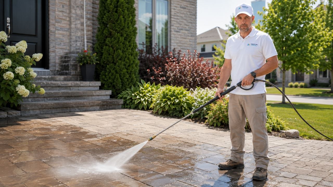 Pressure washing